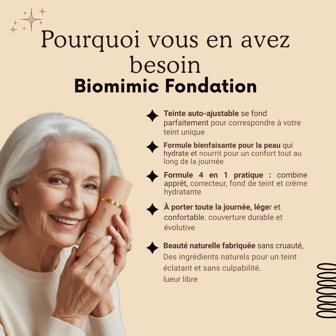 Fond de Teint biomimic 4-en-1
