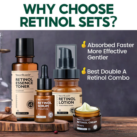 Coffret Retinol Anti-Âge VIBRANT GLAMOUR Kahi™