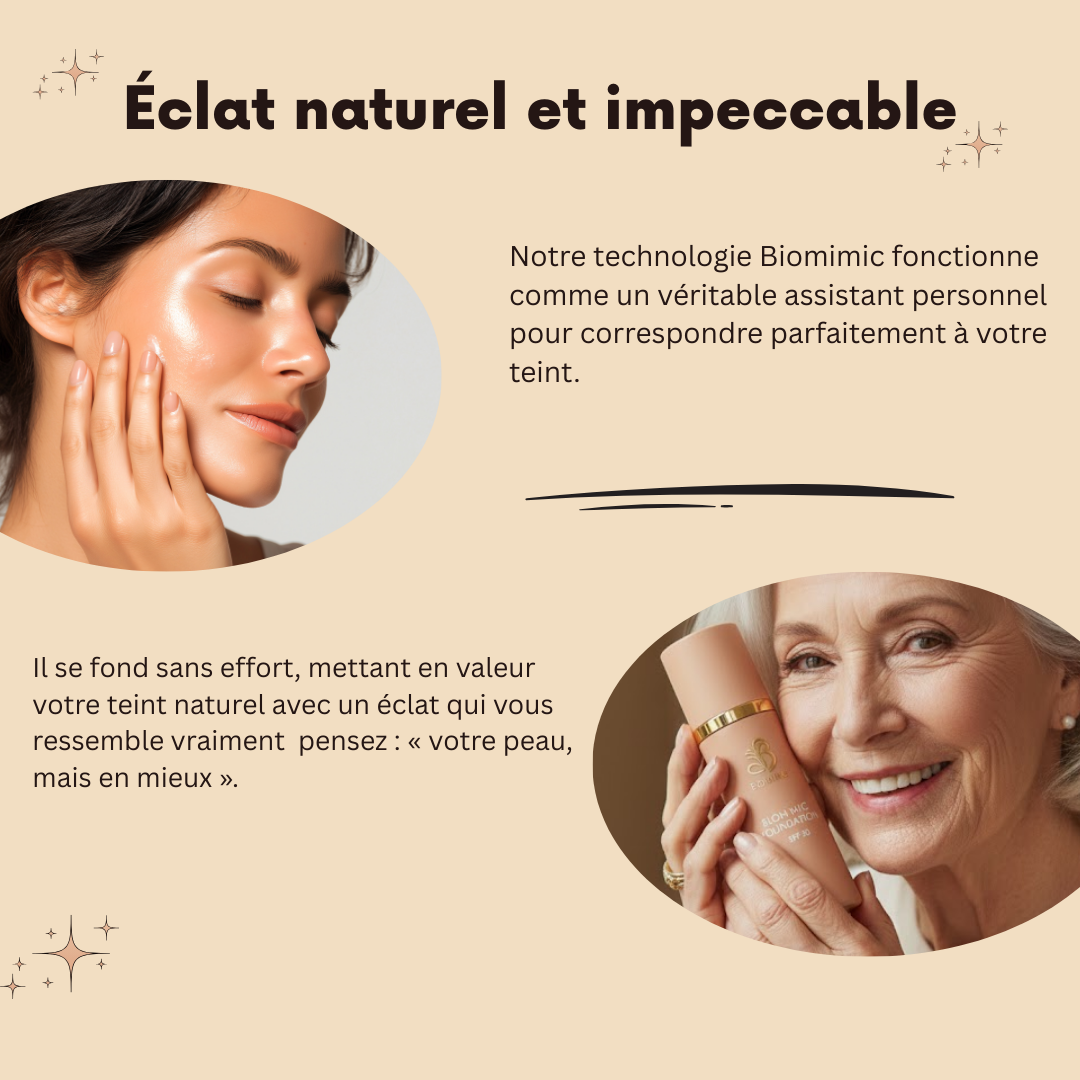 Fond de Teint biomimic 4-en-1